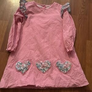 Cecil and Lou hearts dress GUC 4t